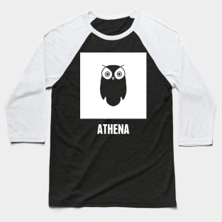 Athena | Greek Mythology God Symbol Baseball T-Shirt